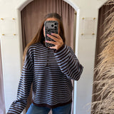 Half Piper Cardigan - Dark Blue