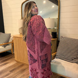 Pink Bloom Quilted Coat