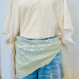 Multi Way Bandana Scarf - Light Green