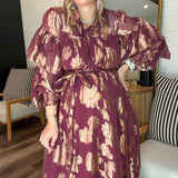 Magnolia Metallic Floral Midi Dress