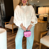 Lotta Luxe Vintage Denim Jeans - Frozen