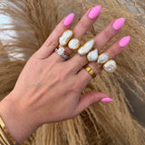 Double Pearl Rings