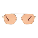 Sara Polarized Sunglasses - Gold Tangerine