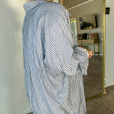 Bayview Button Up Top - Blue