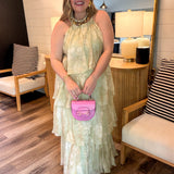 Secret Garden Ruffle Maxi Dress