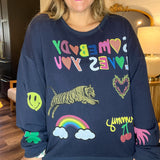 Somebody Loves You Oversized Sweatshirt
