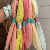 Vibrant Bandana Bundle - Neon Yellow + Silver