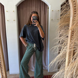 The Big Chill Stripe Lounge Pants - Green
