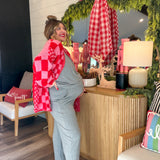 Ultra Soft Jersey Curved Hem Cropped Pant - Dark Heathered Gray