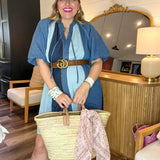 Blue Ridge Belle Denim Mini Dress