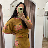 {Spell} Coastal Granny Mini Skirt Mustard