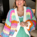 Candy Crush Rainbow Cardigan