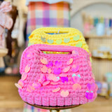Sequin Handbag - Pink