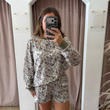 Birdie Long Sleeve Short Set - Duck Camo