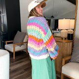 Candy Crush Rainbow Cardigan