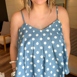Denim Daze Polka Dot Tank