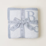 Cozy Chic ABC Blanket - Ocean + Cream