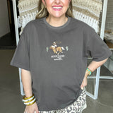 Hold Your Horses Embroidered Tee