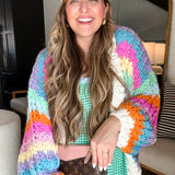 Candy Crush Rainbow Cardigan
