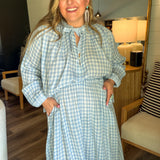 Sweet Breeze Gingham Maxi Skirt