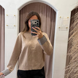 Club Gingham Cardigan