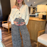 Lauren Leopard Wide Leg Pants