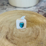 Santa Fe Stone Rings - White