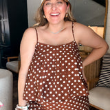 Latte Love Polka Dot Tank