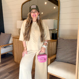 Sweet Cream Short Sleeve Sweater