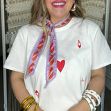 Lucky Ace Of Hearts Boxy Graphic Tee