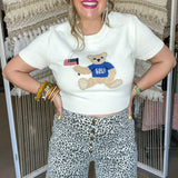 Stars & Teddy USA Knit Tee