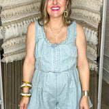 Romper Stomper Denim Romper