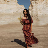 Malone Dress - Magenta Geo Dress