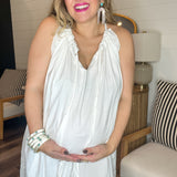 Blanche Belle White Maxi Dress