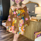 {Spell} Birth of Venus Tunic Dress - Caramel
