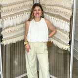 Chic Babe Trousers - Taupe