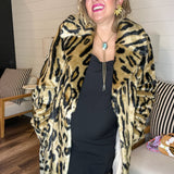 {MUMU} Miss Cindy Overcoat - Feline Faux Fur