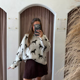 Autumn Chill Sweater Skirt - Brown