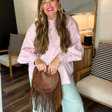 Rosie Striped Button Up Shirt