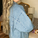 {MUMU} Carter Bomber Jacket - Ozone Indigo