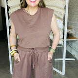Freestyle Jumpsuit - Chocolate Brown