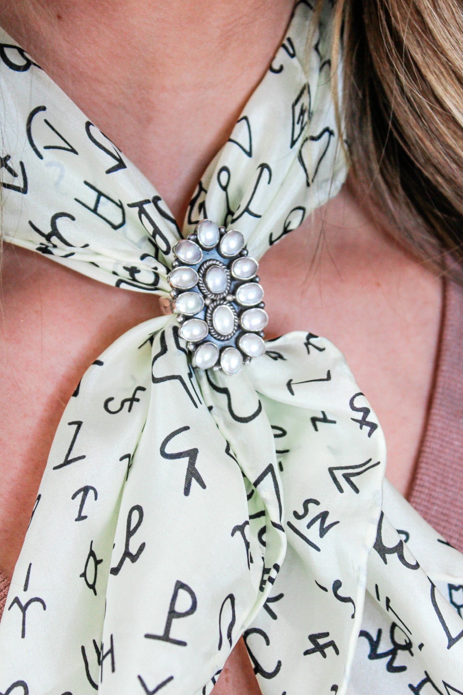 Branded Wild Rags - Ivory – Riche Hippie