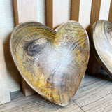 Wooden Heart Novelty Trays