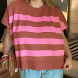 Berry Me Striped Sweater Top