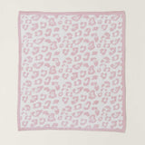 Cozy Chic Barefoot In The Wild Baby Blanket - Dusty Rose + Cream