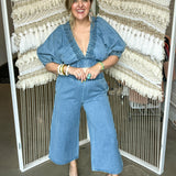 Denim Dan Wide Leg Pants