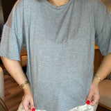 Ultra Soft Jersey Short Sleeve - Dark Heather Grey