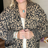 Laurel Leopard Oversized Cardigan