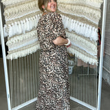 Leopard Lane Midi Skirt