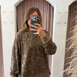 Let You Be Leopard Sweater